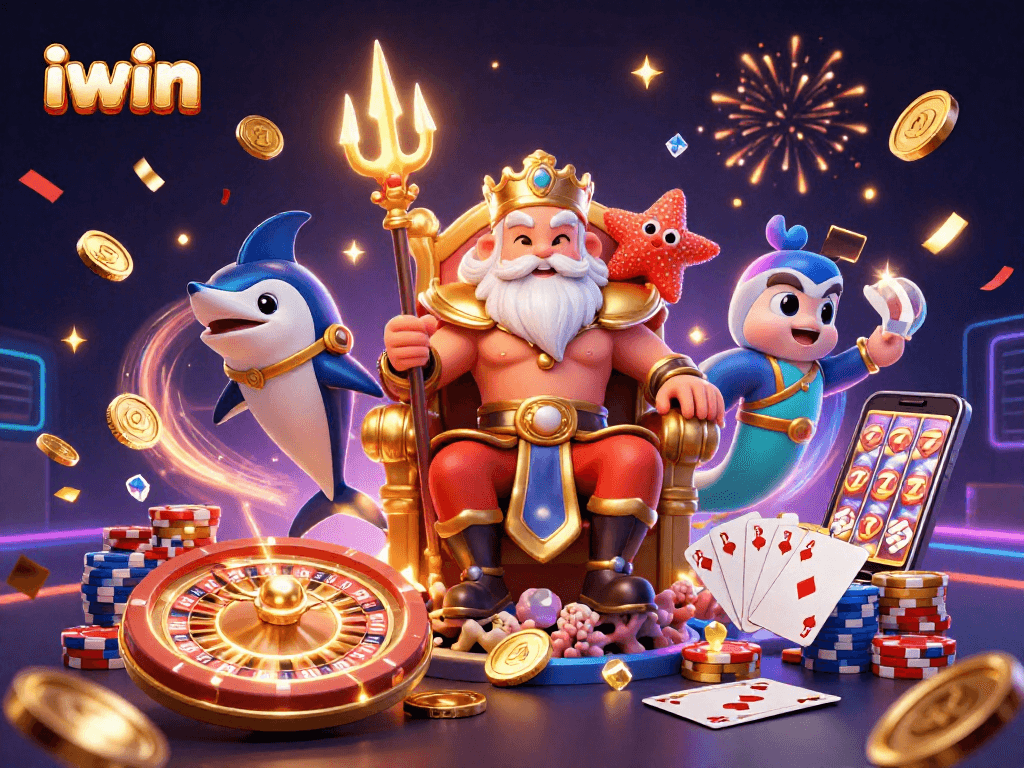 Engage in the thrilling opportunities of iwin with Neptune, gold coins and sparkling games