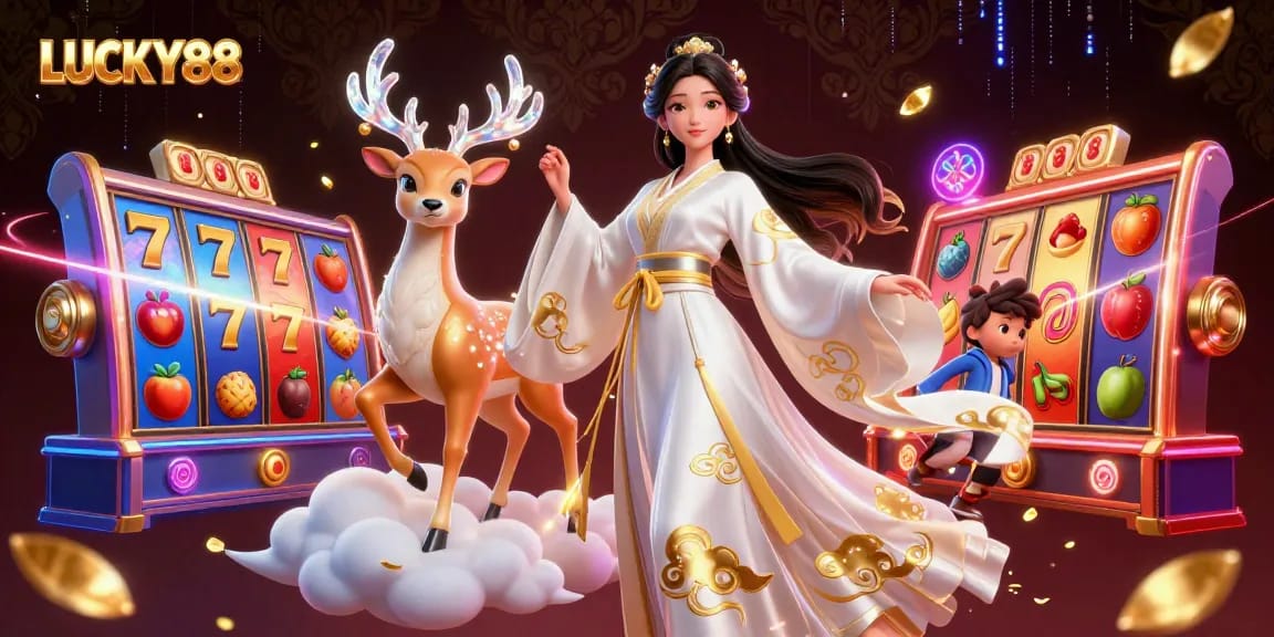 Play exciting LUCKY88 slot machine with stunning graphics and immersive gameplay elements.