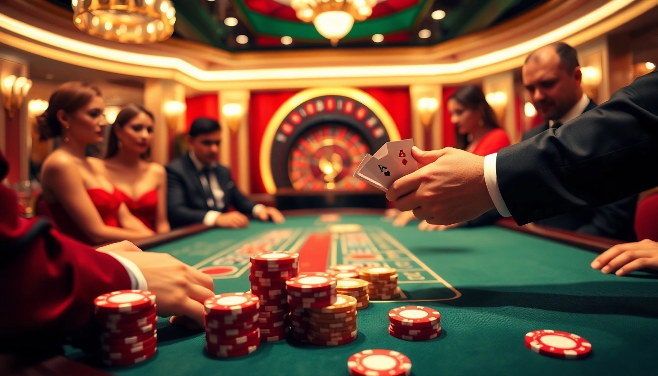 Experience thrilling moments at du88's luxurious casino tables and vibrant gameplay.