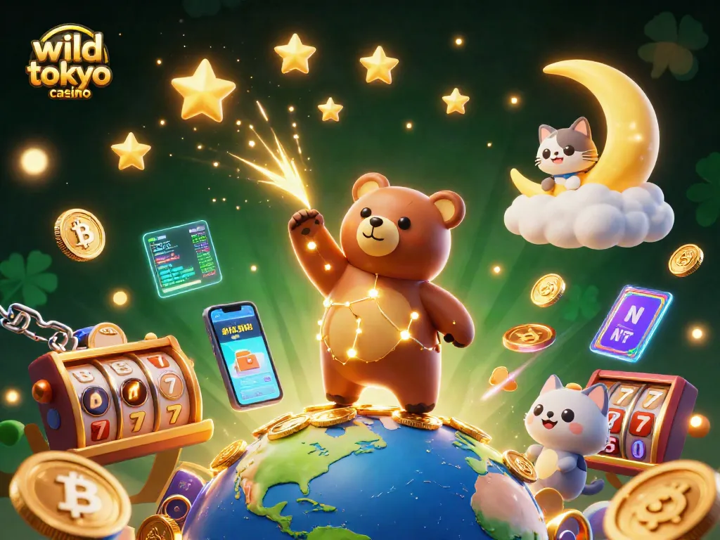 Engage with wild tokyo casino's thrilling gaming world featuring 3D characters and slot games.