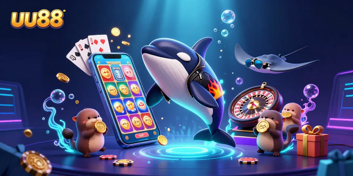 Engage with uu88's exciting gameplay featuring vibrant characters and dynamic casino elements.