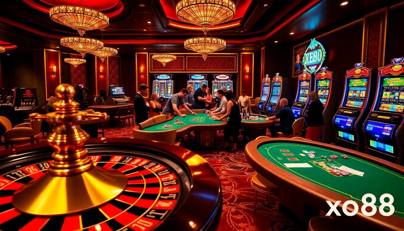 Experience the thrill of gambling at xo88 with luxury casino elements.
