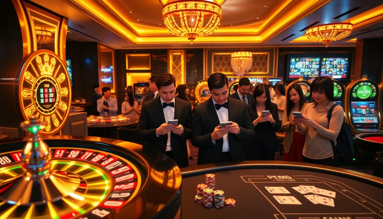 Experience high-stakes gaming at xx88.uk.com with vibrant casino tables and dynamic players.
