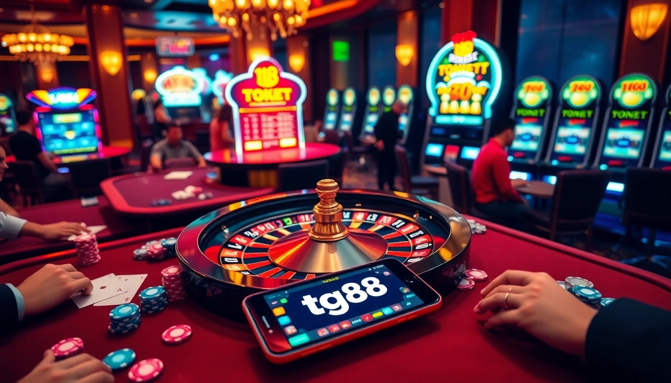 Experience thrilling gaming at tg88 casino with professional dealers and exciting gameplay.
