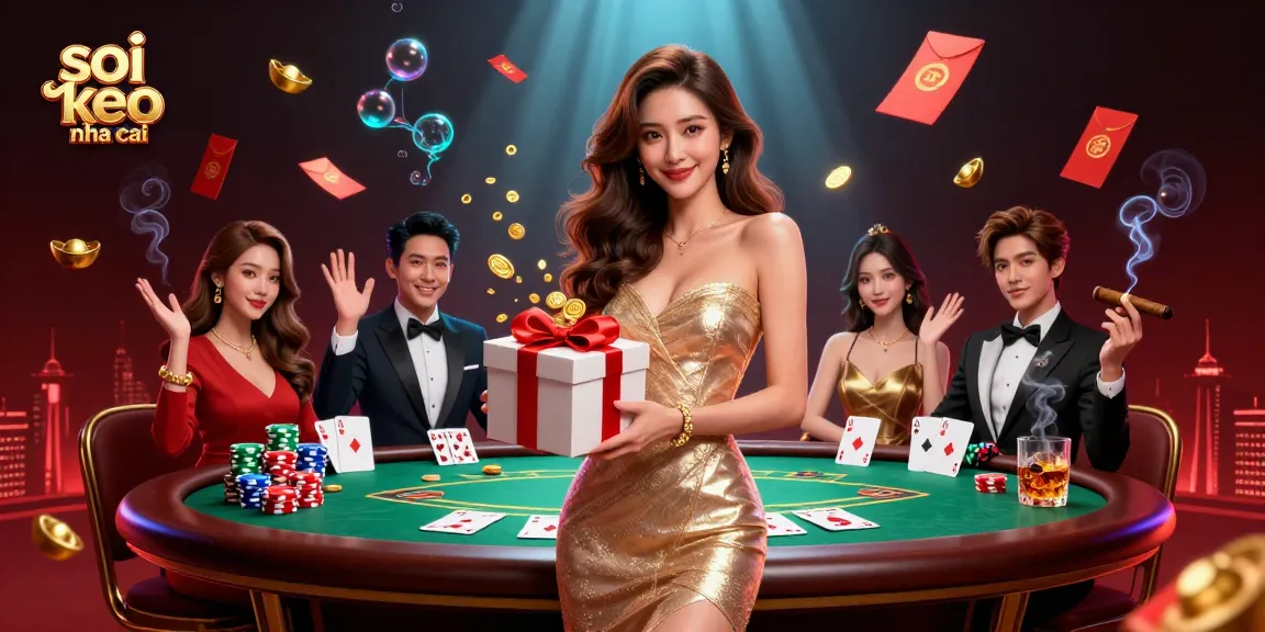 Engage with expert insights at soi keo nha cai, as golden coins spill from a festive box.