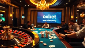 Experience thrilling gameplay at https://oxbet.giving/ with a luxurious casino setting.