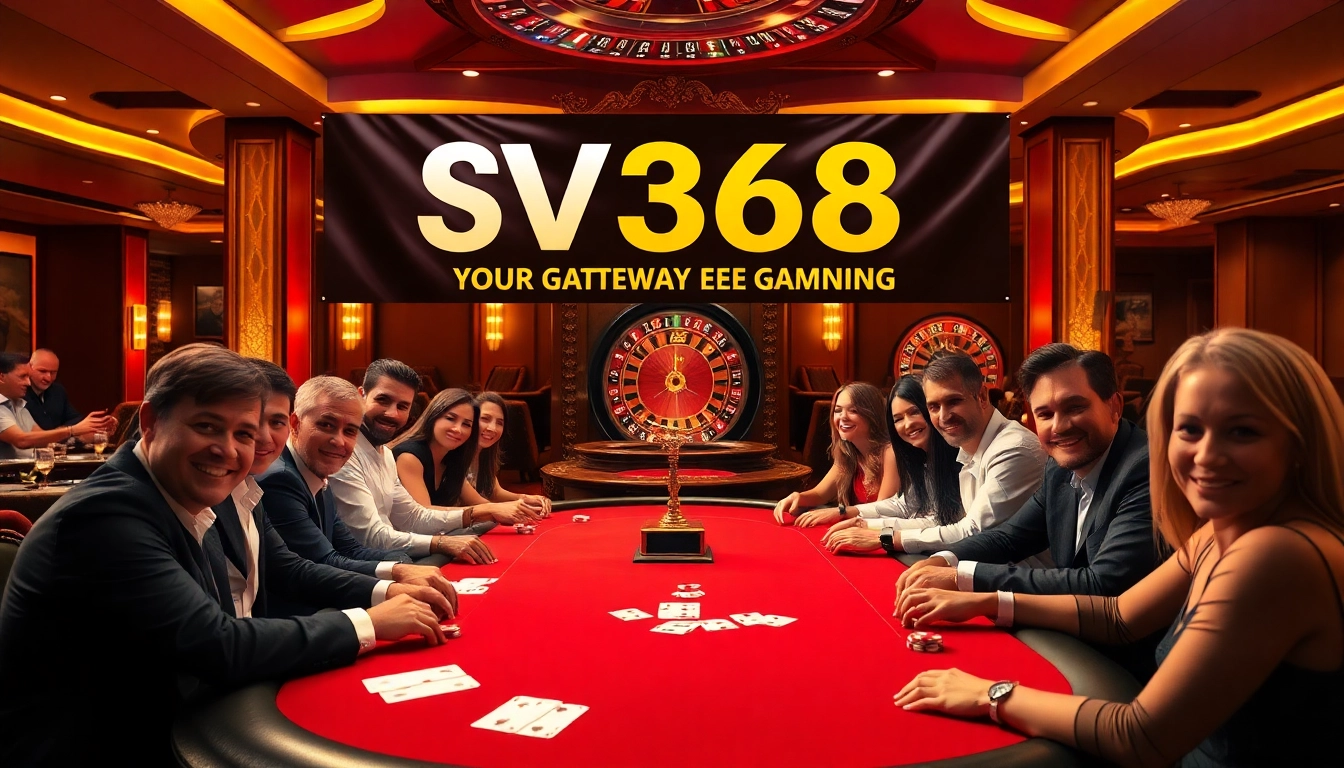 Experience the thrill of gambling at https://sv368com.biz/ with enthusiastic players at a high-stakes poker table.