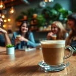 Association coffee shop Lloret de Mar accueillant des clients avec un café artisanal.