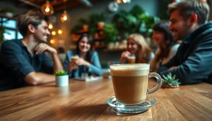 Association coffee shop Lloret de Mar accueillant des clients avec un café artisanal.