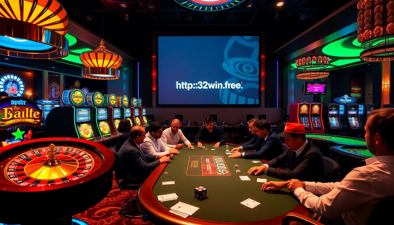 Experience excitement at https://32win.free/ with vibrant gaming tables and luxurious casino visuals.