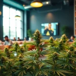 Experience community and relaxation in Cannabis Clubs Madrid with inviting decor and lush plants.