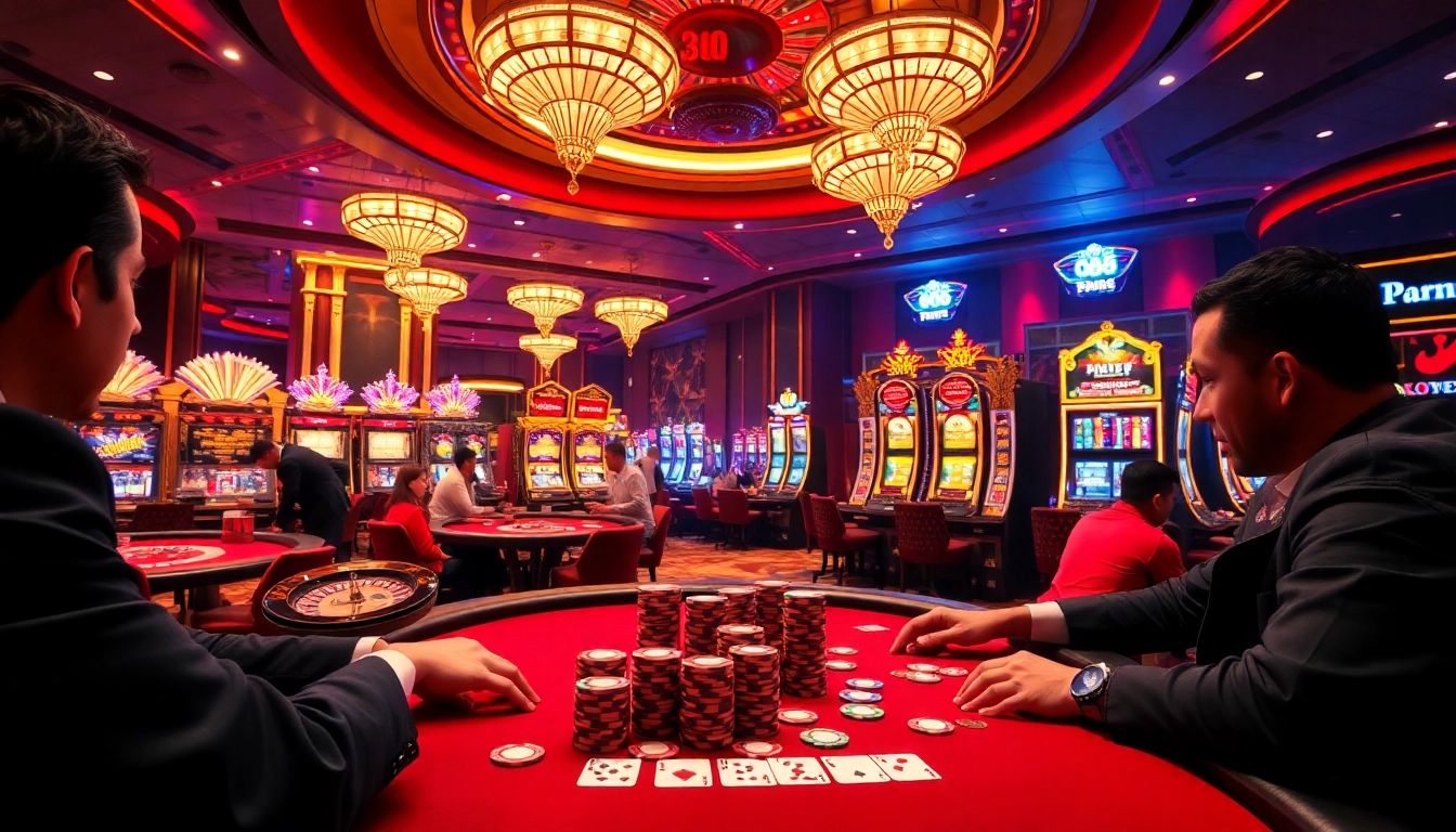 Experience the thrilling vibe of gambling at one88's luxurious casino tables and slot machines.