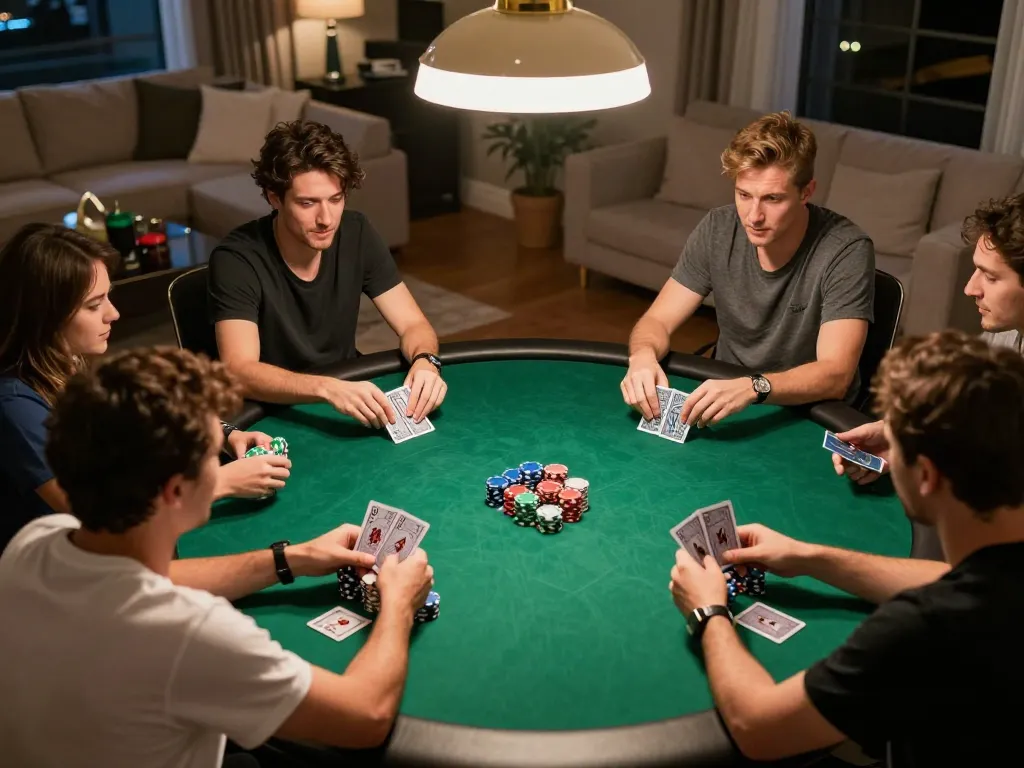 Engage in poker strategy and social interaction at home during game night on cm88.autos.