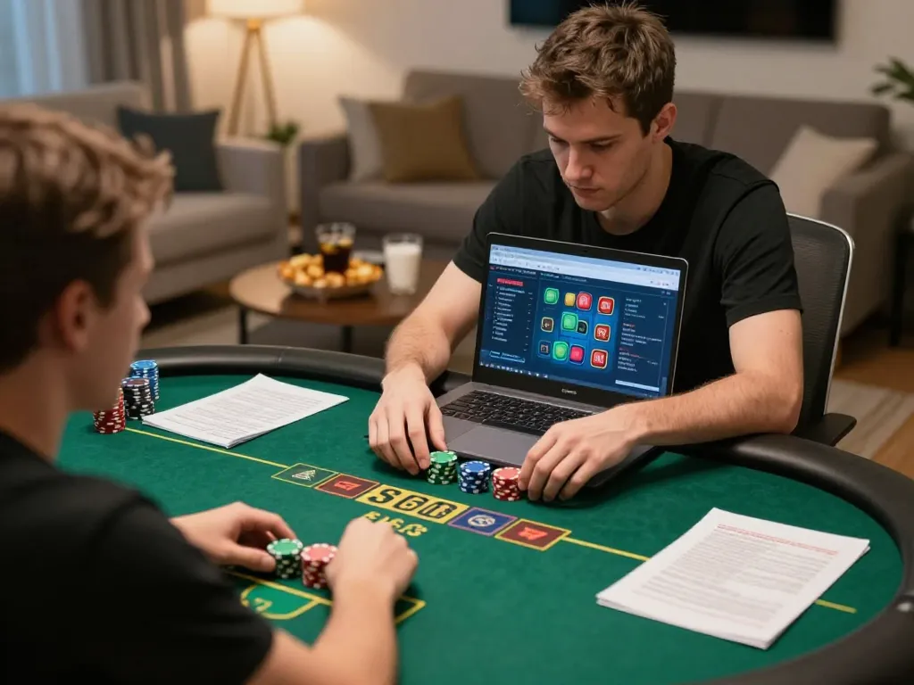 Engaging online poker game on S666 laptop with strategic insights