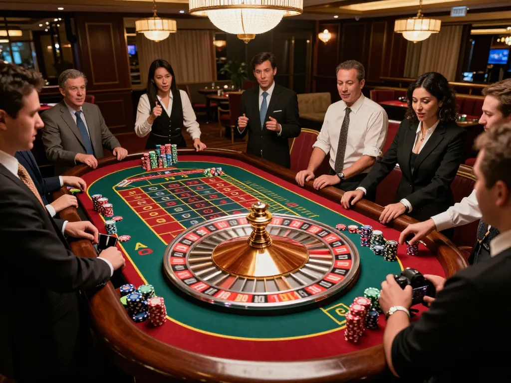 Exciting roulette gameplay at five88 casino, highlighting dynamic action and luxury atmosphere