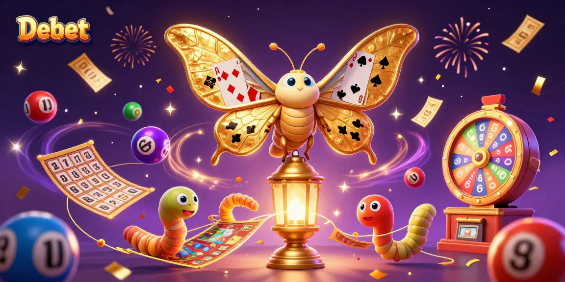 Engage with thrilling casino adventures featuring Debet's vibrant gaming elements and enchanting illustrations.