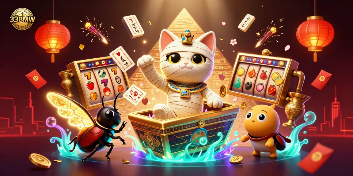 Experience thrilling gameplay at 33BMW with captivating Egyptian-themed casino elements.