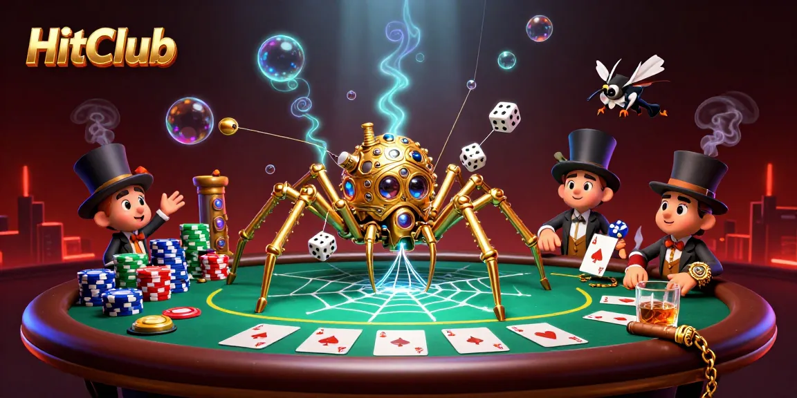 HitClub showcases a lively casino scene with engaging characters and dynamic game elements.