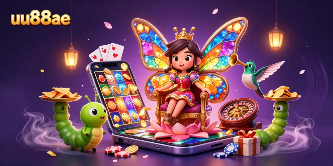 Engage in thrilling gameplay with uu88ae as the butterfly queen and her team bring casino excitement alive in 3D.