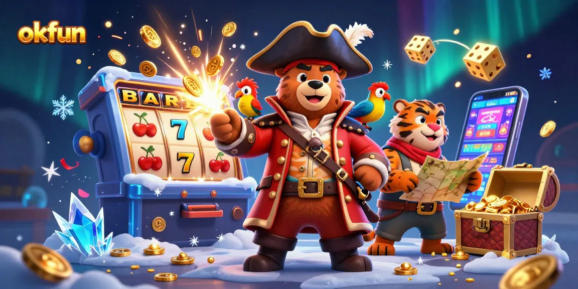 Spin to win with okfun's thrilling slots games, featuring engaging jackpot action.