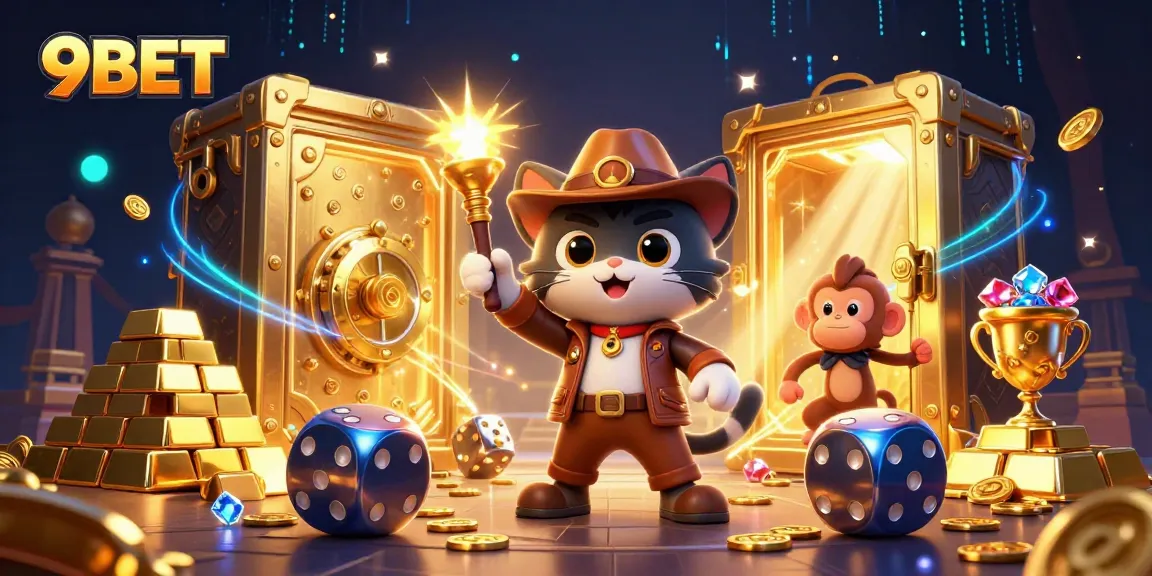 Experience thrilling gaming at 9BET with unique casino treasures and vibrant scenes