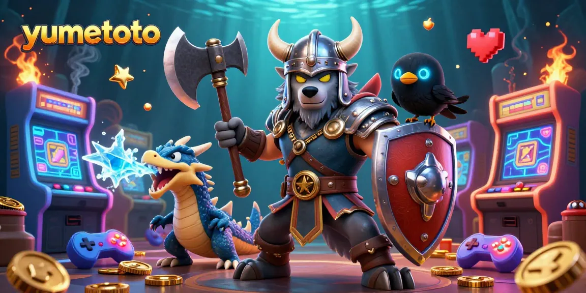 Engage with yumetoto's thrilling gaming world featuring vibrant characters and dynamic elements.