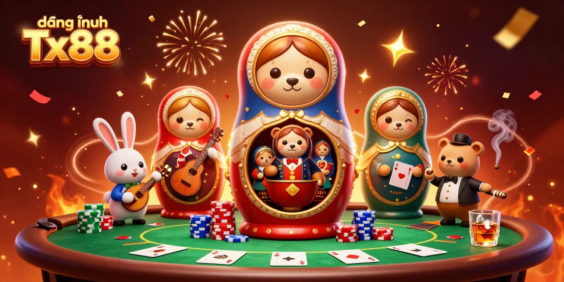 Experience exciting gameplay while đăng nhập Tx88 for seamless casino access, featuring a vibrant 3D illustration.