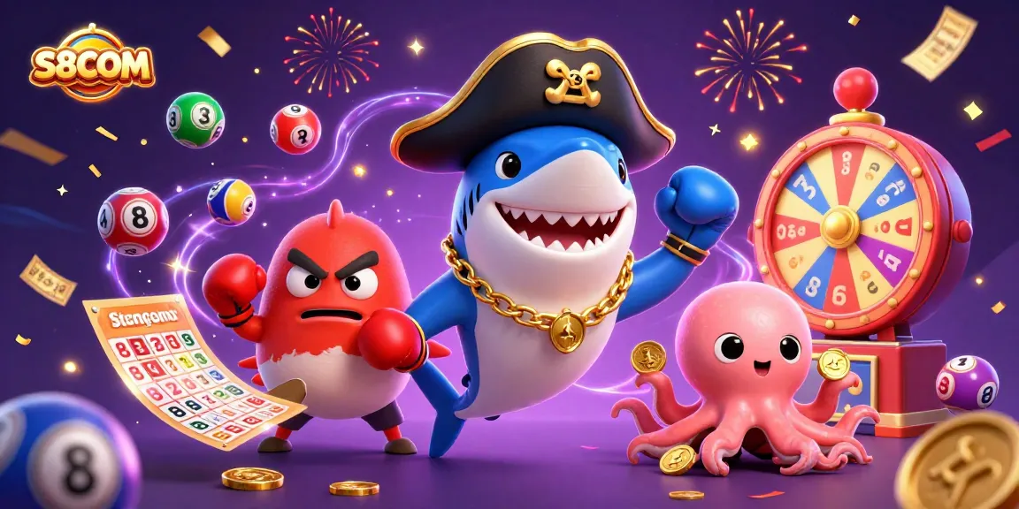 Experience thrilling moments of gaming at S8COM with exciting jackpots and colorful lottery elements.