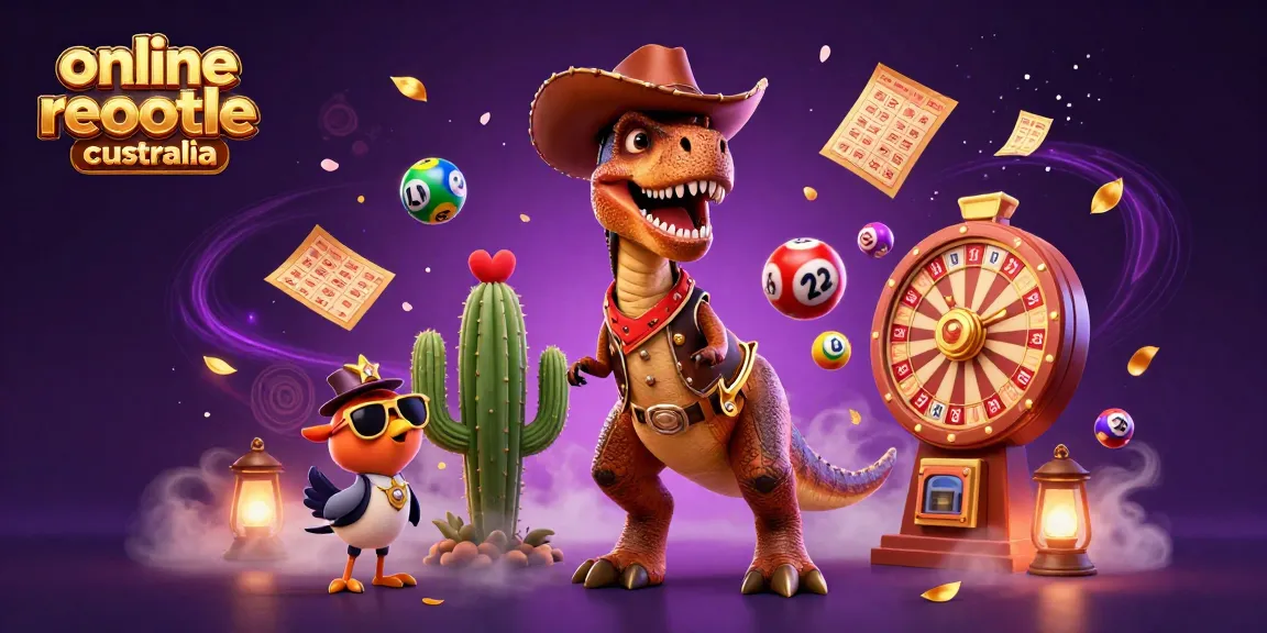Win big at online roulette casino Australia with this vibrant 3D illustration featuring dynamic characters and game elements.