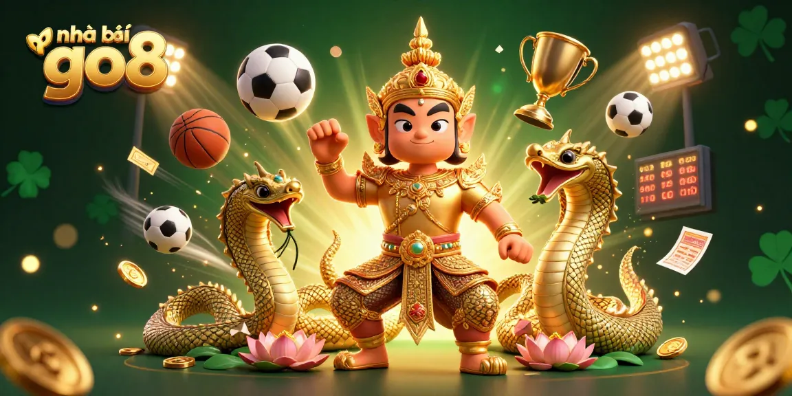 Play exciting games at nhà cái go8, featuring vibrant 3D characters and dynamic sports elements.
